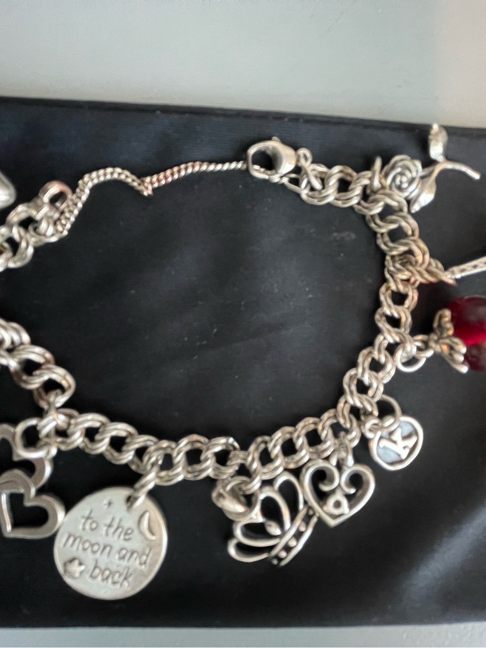 Authentic James Avery silver charm bracelet with 10 JA charms! - Picture 4 of 7